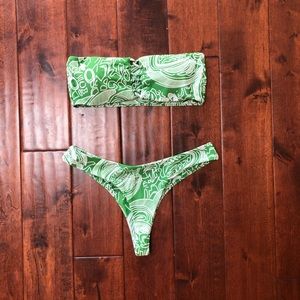 zaful thong bikini